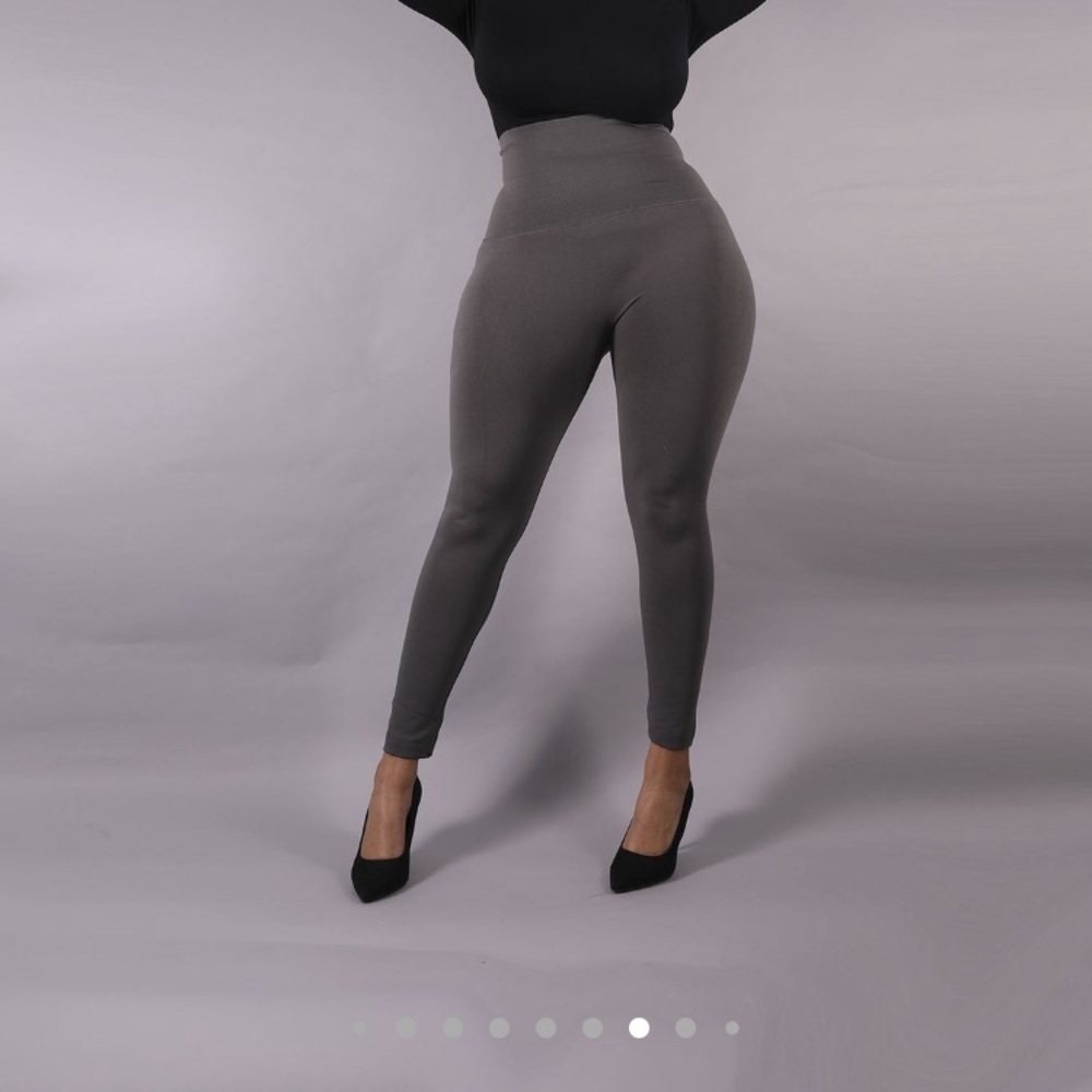 Tummy control grey leggings